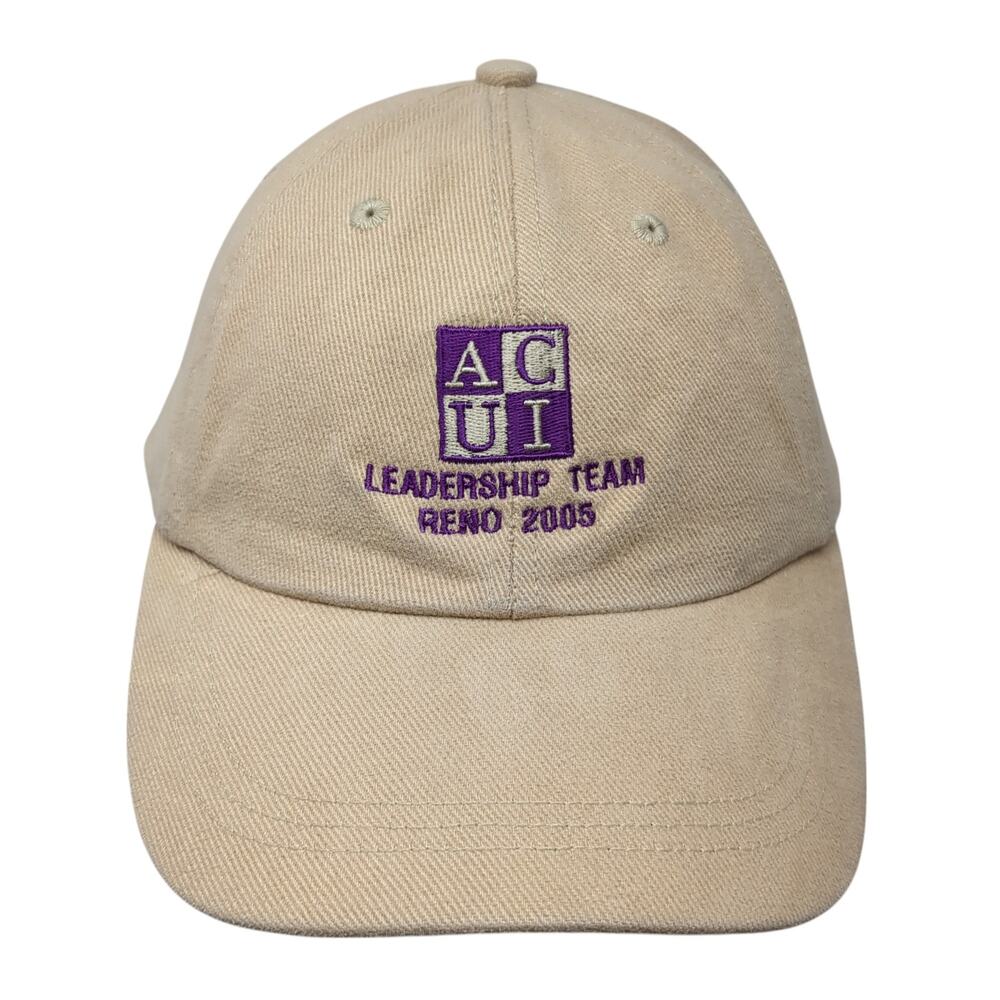 AUCI Leadership Team Reno 2005 Baseball Cap Brown One Size Adjustable Velocity